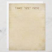 Papier Ancienne en-tête de parchemin (Devant / Derrière)