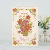 Papier Ancienne invitation soviétique au mariage (Debout devant)