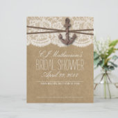 Papier Ancre nautique Fête des mariées de plage Recette D (Debout devant)