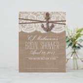 Papier Ancre nautique Fête des mariées de plage Recette D (Debout devant)