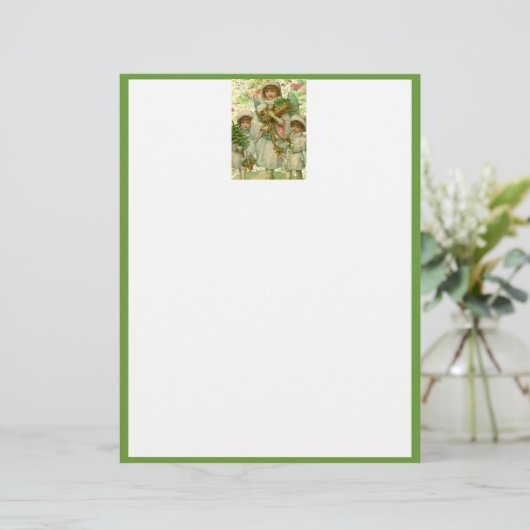 Papier Ange de Noël (Debout devant)