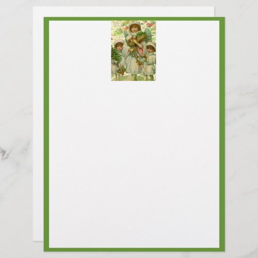 Papier Ange de Noël (Devant / Derrière)