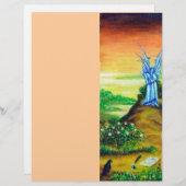 Papier ANGE TWILIGHT rose noir fuchsia violet blanc (Devant / Derrière)