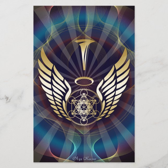 Papier Angelic Merkaba-Metatron (Devant)