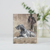 Papier Anglais Setter, Poster de Tapisserie de chasse de  (Debout devant)