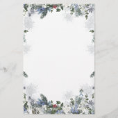 Papier Animal arctique Hiver Onederland maman ou papa (Dos)