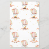 Papier Animaux à bulles d'air chaud désirant un message p (Dos)