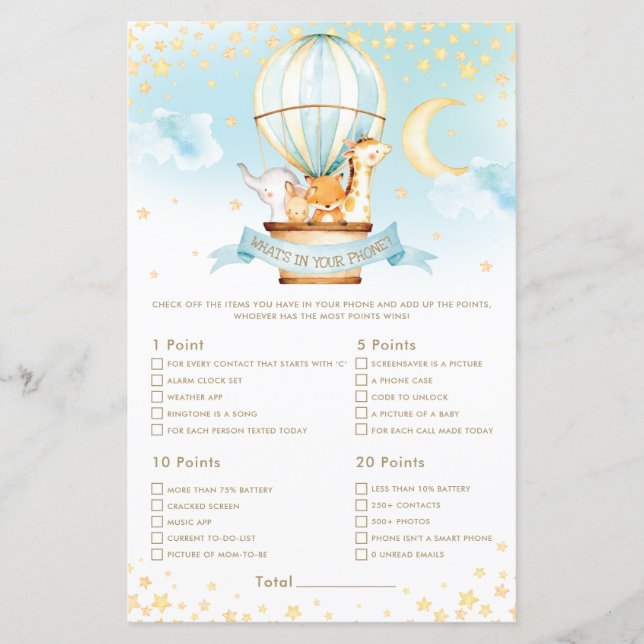 Papier Animaux de ballon à air chaud Ce qui est dans votr (Devant)