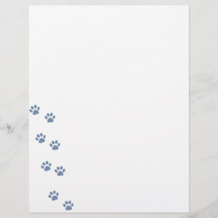 Papier animaux de compagnie chiens chat pawprints