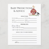 Papier Animaux de ferme Barnyard Baby Prédictions et cons (Devant)