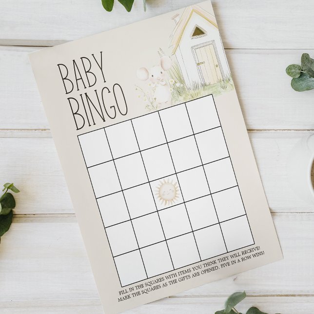 Papier Animaux de ferme Pré Baby shower double face Jeu (Créateur téléchargé)