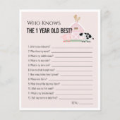 Papier Animaux de ferme qui connaît 1yo meilleur 1st Anni (Devant)