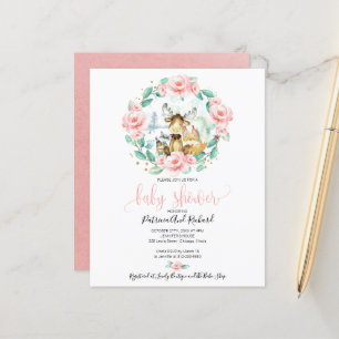 Papier Animaux de la forêt Baby Shower verdure pas cher