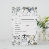 Papier Animaux de l'Arctique Hiver Onederland Prédictions (Debout devant)