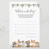 Papier Animaux des bois Guess Baby Guess Qu'y a-t-il dans (Devant / Derrière)