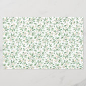 Papier Animaux des bois Invitation Baby shower budgétaire (Dos)