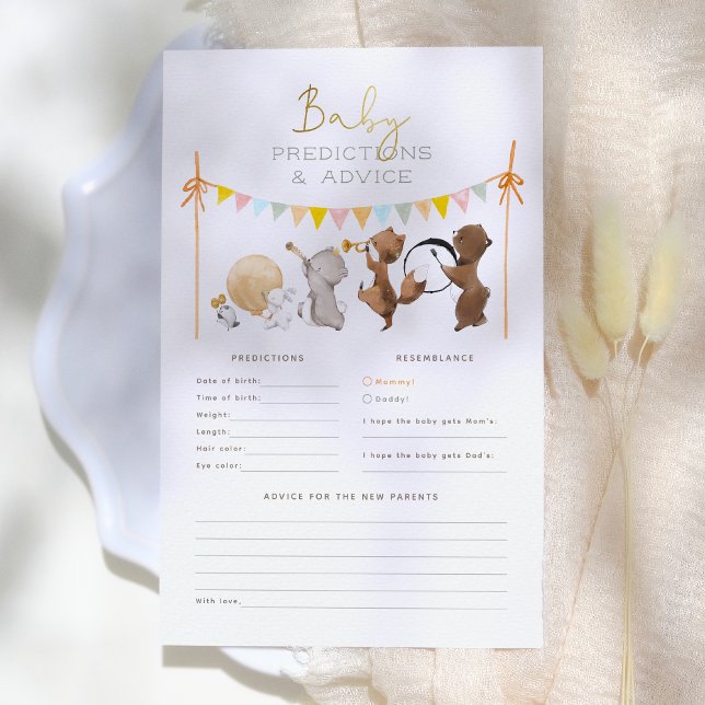 Papier Animaux des bois Parade prédictions et conseils po (Créateur téléchargé)