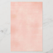 Papier Animaux sauvages Boho rose souhaits pour bébé (Dos)