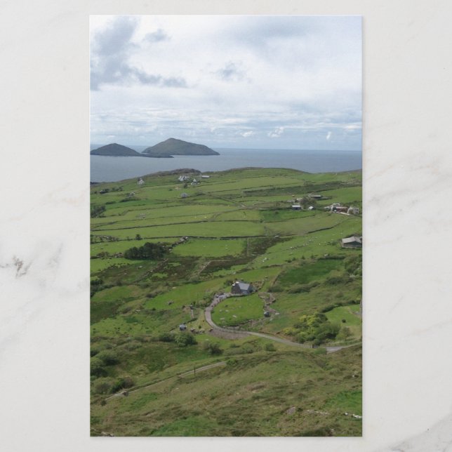 Papier Anneau De Kerry Irlande Irish Ocean View (Devant)