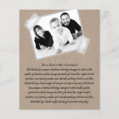 Papier Année photo rustique en revue Vintage manuscrite (Dos)