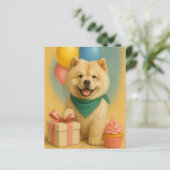 Papier Anniversaire de Chow Chow (Debout devant)