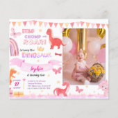 Papier ANNIVERSAIRE DE ENFANT photo BUDGET Girly Pink Din (Devant)