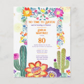 Papier Anniversaire de FIESTA ! Folkart Flowers N'importe (Devant)