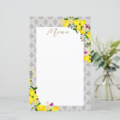 Papier Anniversaire du citron (Debout devant)