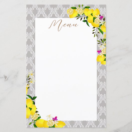 Papier Anniversaire du citron (Devant)