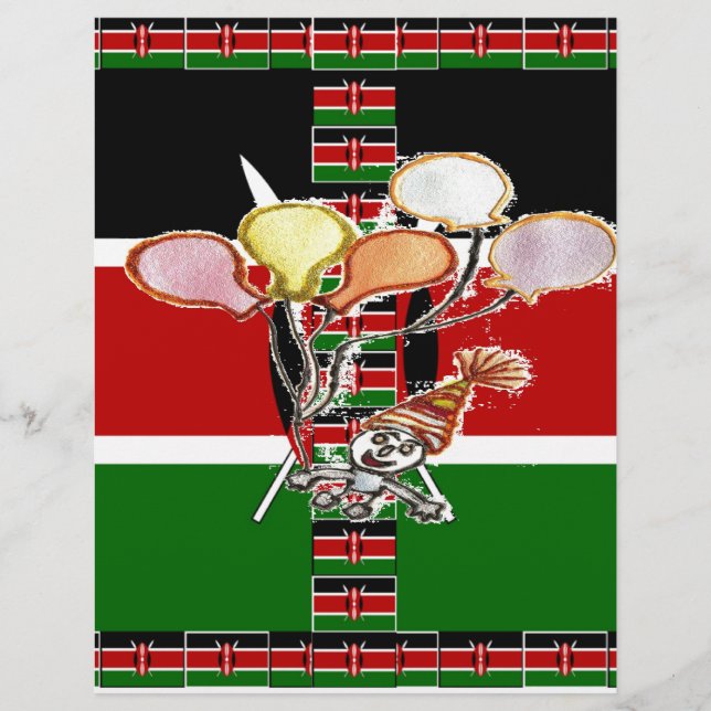 Papier anniversaire du Kenya (Devant)