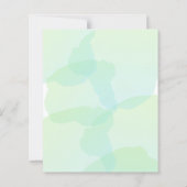 Papier Anniversaire Fiesta Mexique style vert invitation (Dos)