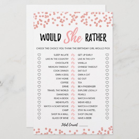 Papier Anniversaire Plutôt éditable jeu (Devant / Derrière)