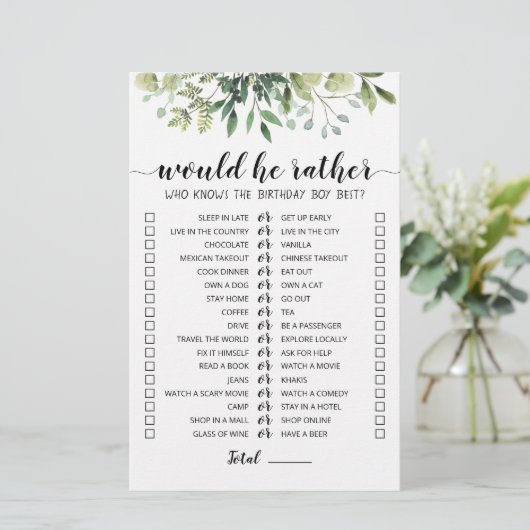 Papier Anniversaire Plutôt éditable jeu (Debout devant)