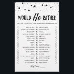 Papier Anniversaire Plutôt éditable jeu<br><div class="desc">Achetez ce jeu éditable et profitez de haute qualité monochrome Will He Plutôt carte pour votre événement! C'est un modèle de jeu,  Vous pouvez changer les questions comme vous le souhaitez! Design noir et blanc.</div>