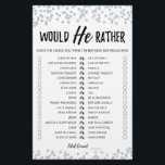 Papier Anniversaire Plutôt éditable jeu<br><div class="desc">Achetez ce jeu éditable et profitez de la haute qualité de la carte de Plaisir de Will He pour votre événement! C'est un modèle de jeu,  Vous pouvez changer les questions comme vous le souhaitez! Confetti en argent.</div>