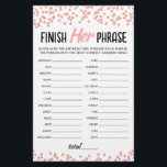Papier Anniversaire Terminer son phrase Anniversaire jeu<br><div class="desc">Achetez ce jeu modifiable et profitez de la haute qualité Finissez sa formule carte pour votre événement! Conception de confetti rose Gold</div>