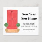 Papier Annonce de déménagement dans une nouvelle maison é (Devant)