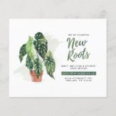 Papier Annonce de déménagement de nouvelle adresse budgét (Devant)