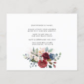 Papier Annonce de déménagement moderne Budget Nous avons  (Dos)