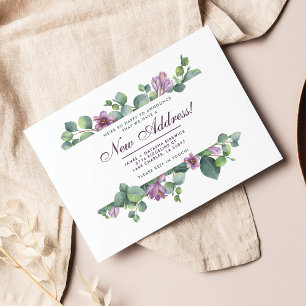 Papier Annonce de déplacement d'eucalyptus botanique