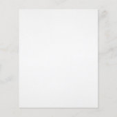 Papier Annonce de grossesse Budget à venir (Dos)