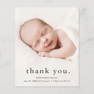 Papier Annonce de naissance remerciements bébé budget