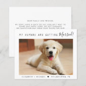 Papier Annonce de participation au budget pour les photos (Devant / Derrière)