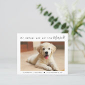 Papier Annonce de participation au budget pour les photos (Debout devant)