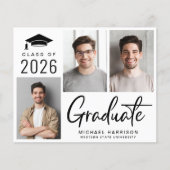 Papier Annonce de remise de diplôme avec écriture grasse  (Devant)