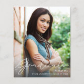 Papier Annonce de remise de diplôme avec modification de  (Devant)