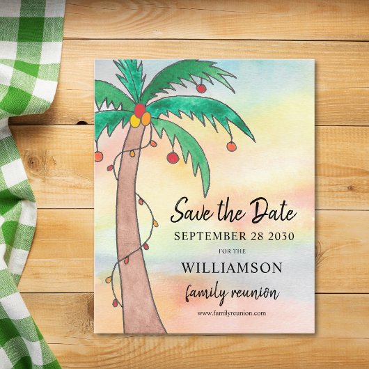 Papier Annonce de réunion de famille économique à date fi