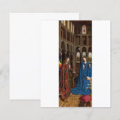 Papier Annonciation de Jan van Eyck (Devant / Derrière)