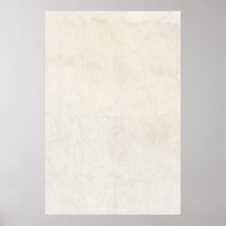 papier Antiek Ivory Parchment Background Poster