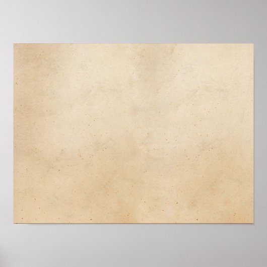  papier Antiek Sjabloon voor perkament blanco Poster (Voorkant)